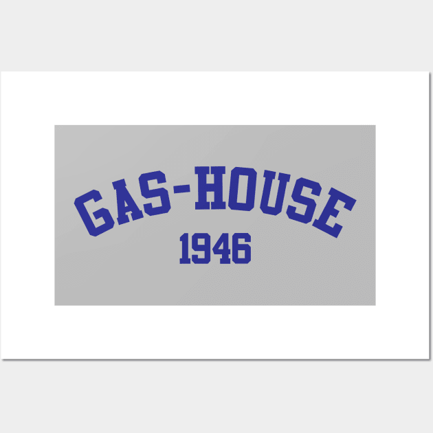 Gas-House 1946 Wall Art by GloopTrekker
